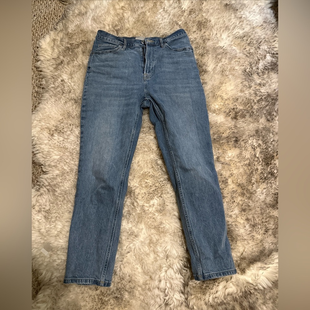EVERLANE Womens Jeans Size 28 Medium Wash Straight High Waisted ORIGINAL CHEEKY